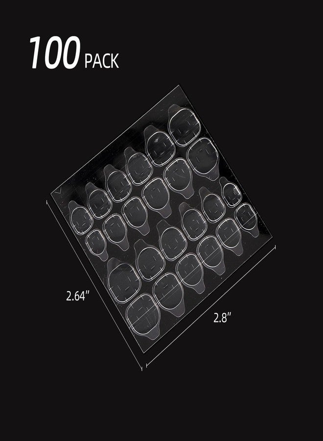Tbestmax 2400 Pcs Adhesive Nail Tab(100 Sheets), 12 Sizes Nail Stickers for Press on Clear Waterproof Breathable False Nail Jelly - Image 2